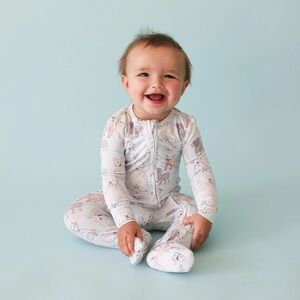 Posh Peanut Gatsby Dog Print Convertible One Piece